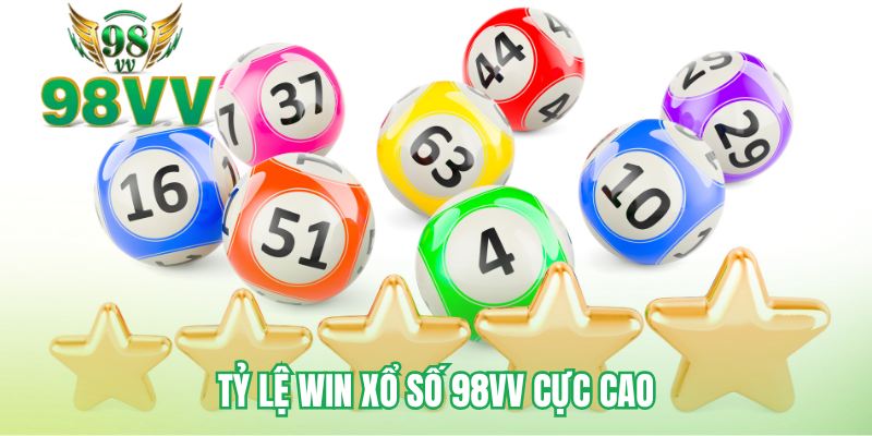 Tỷ lệ win xổ số 98VV cực cao